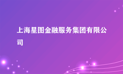 上海星图金融服务集团